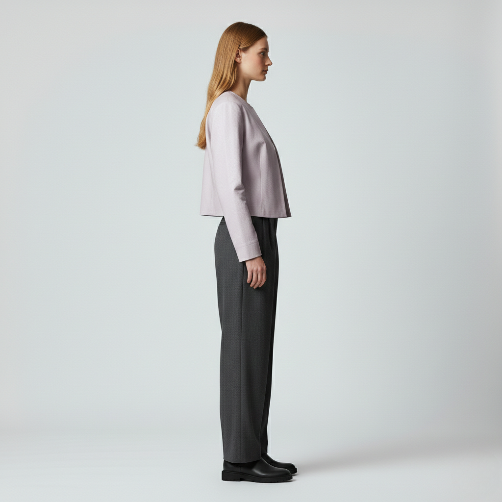 Veste à coupe courte pour femme
