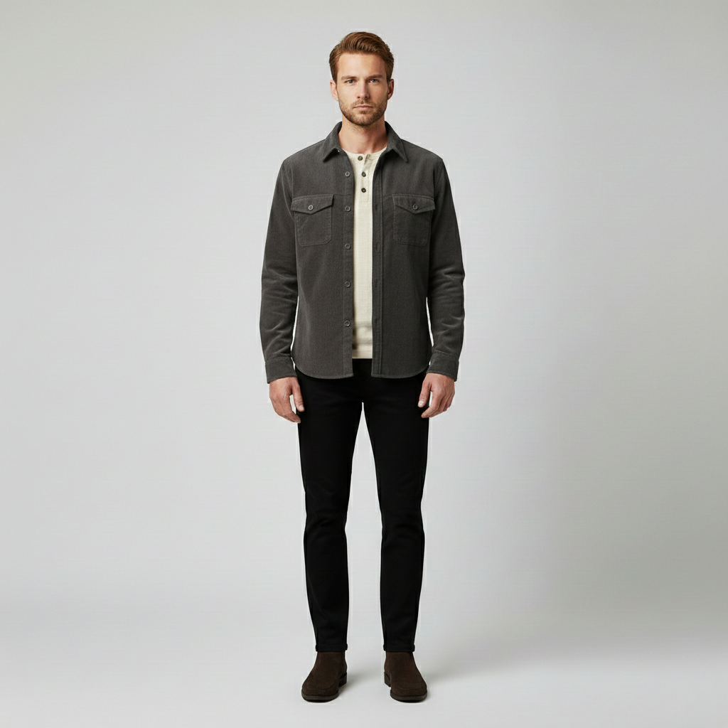 Veste style utilitaire pour homme