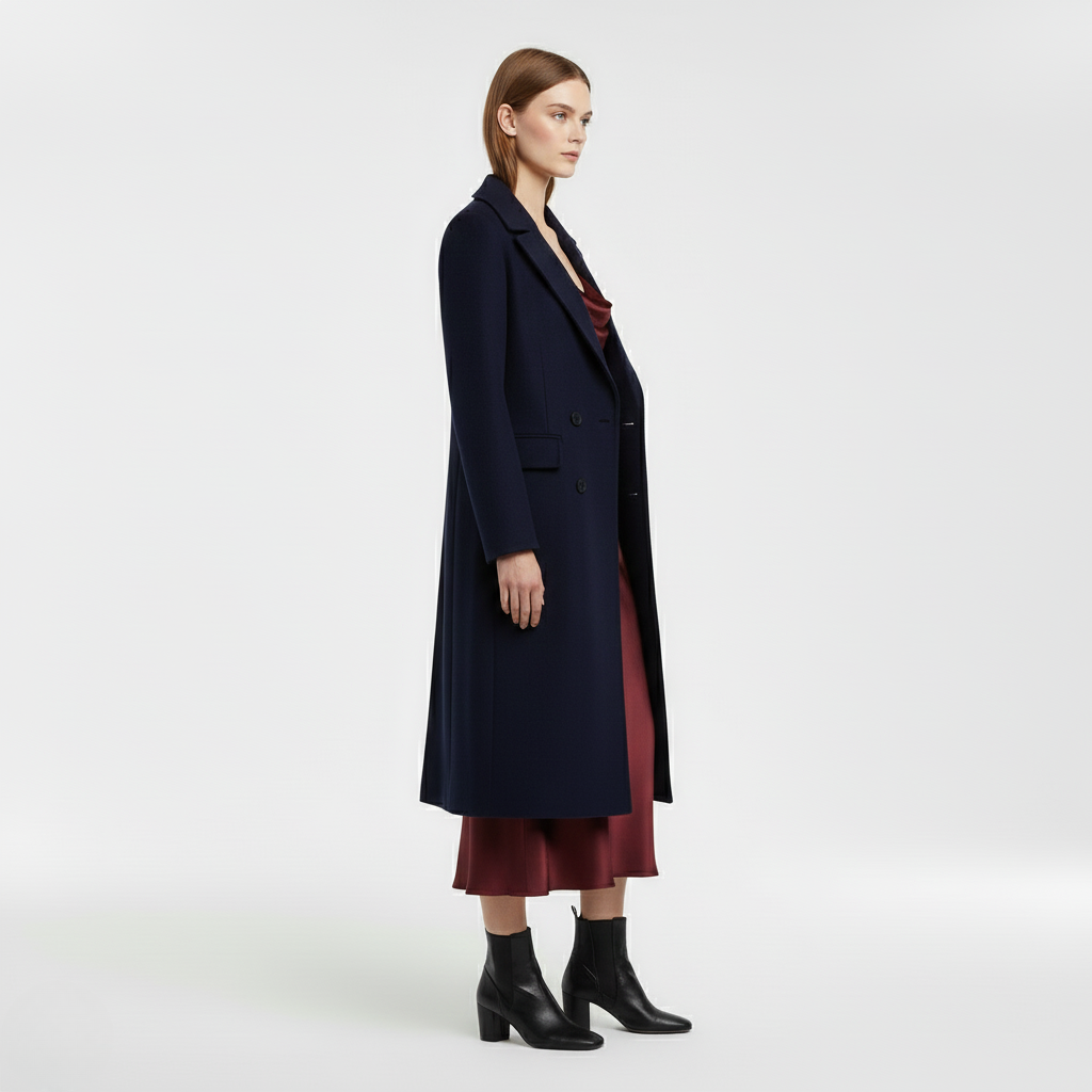 Manteau à ligne sobre pour femme