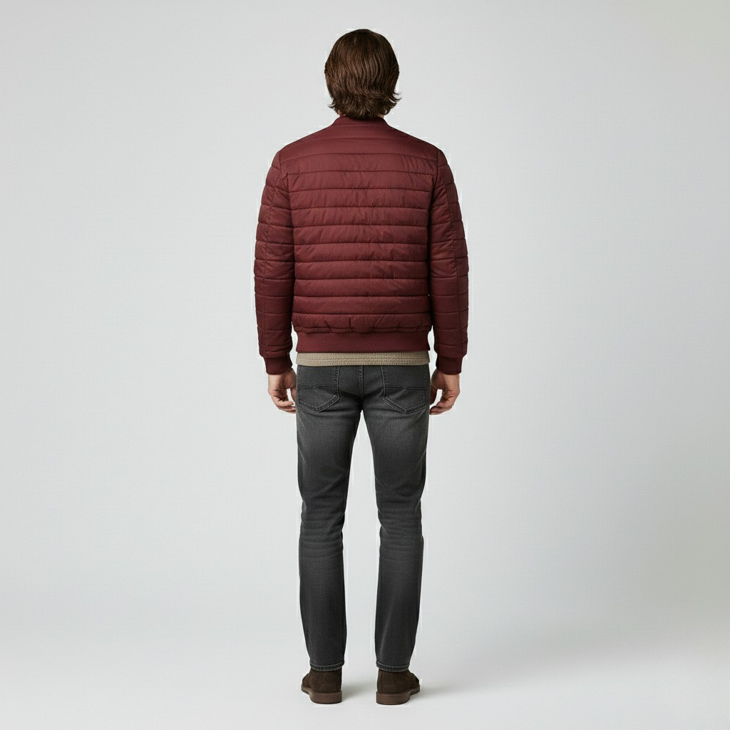 Veste à matelassage pour homme