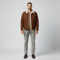 Veste à ligne sobre pour homme