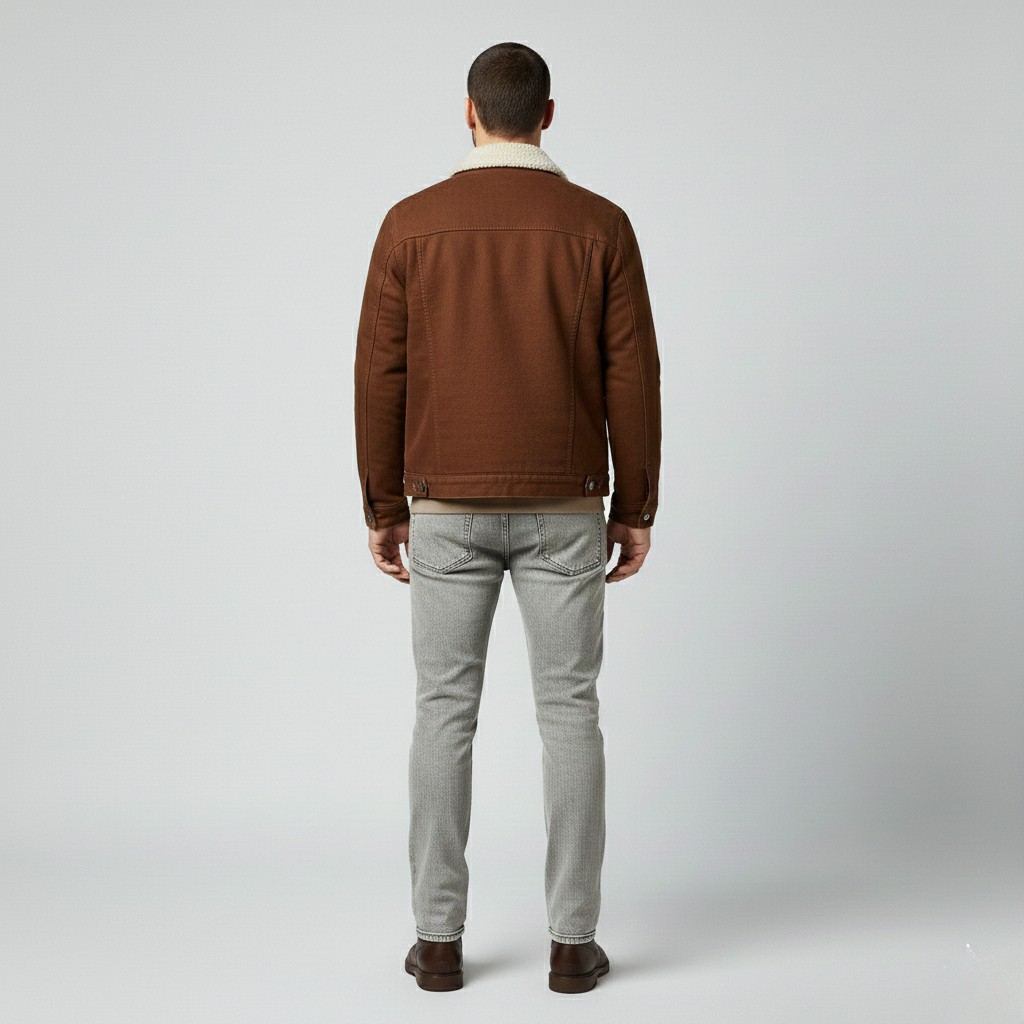 Veste à ligne sobre pour homme