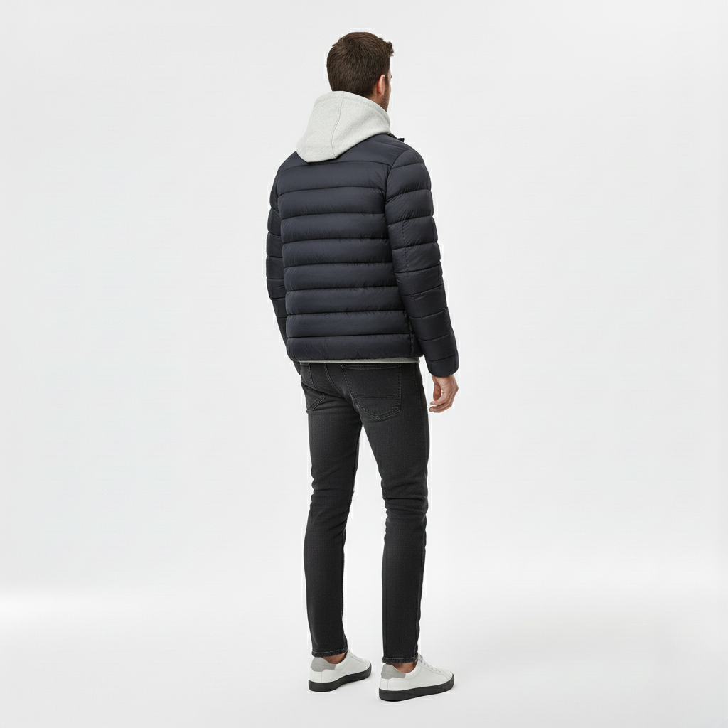 Doudoune à matelassage pour homme