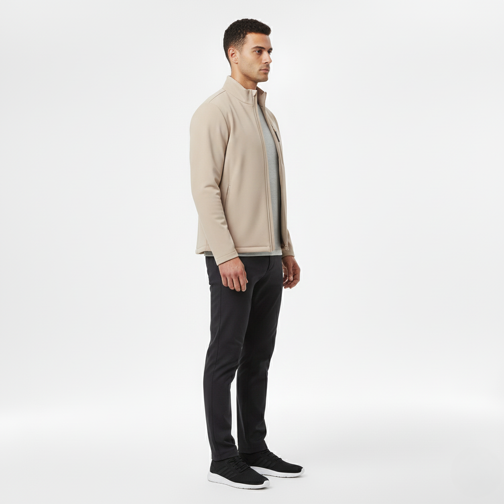 Veste à fermeture zippée pour homme